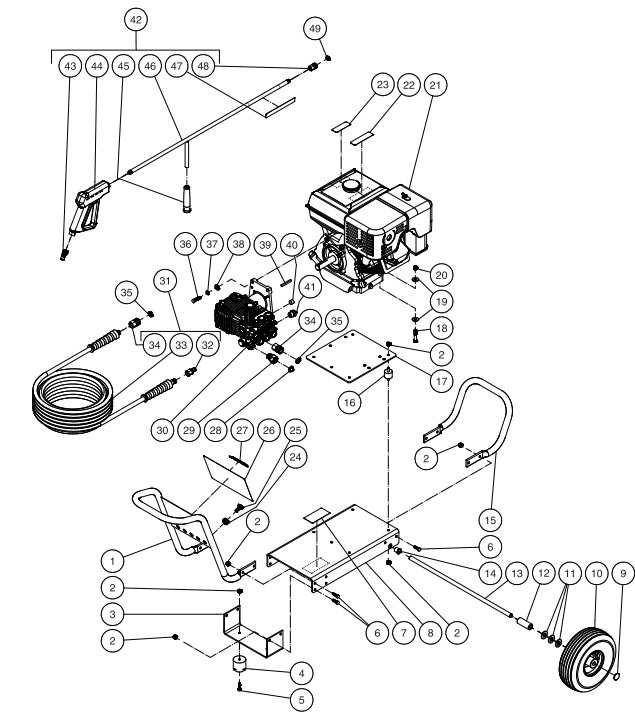 MITM CA-3304-0MHB pressure washer parts